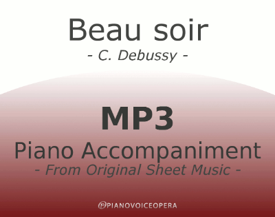 PianoVoiceOpera Beau soir Piano Accompaniment