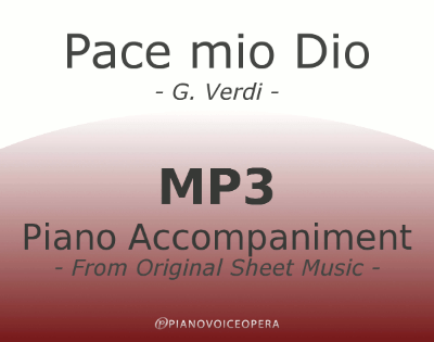 Pace mio Dio Piano Accompaniment