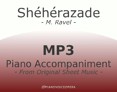 PianoVoiceOpera Asie Sheherazade Piano Accompaniment