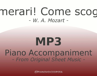 PianoVoiceOpera Temerari - Come scoglio Piano Accompaniment