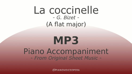 PianoVoiceOpera La coccinelle Piano Accompaniment