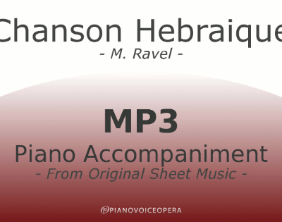 PianoVoiceOpera Chanson Hebraique Piano Accompaniment