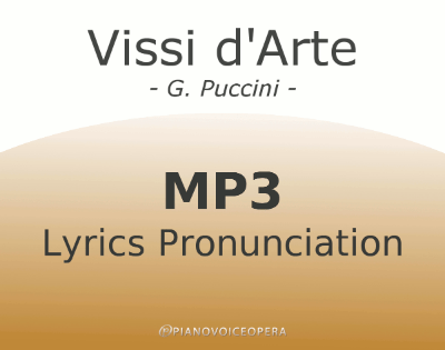 Vissi d'Arte Lyrics Pronunciation